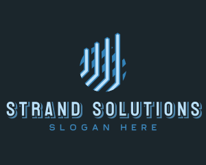 Trade Growth Graph Business logo design