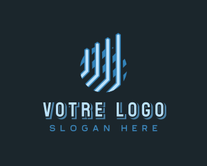 Growth - Trade Growth Graph Business logo design