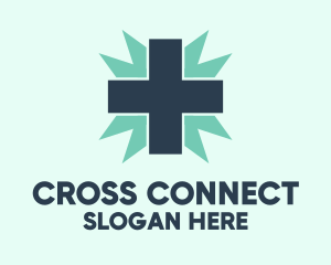 Cross - Natural Medical Doctor Cross logo design