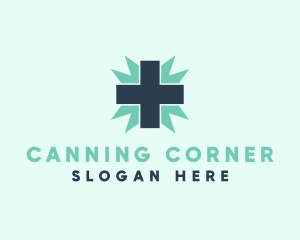 Natural Medical Doctor Cross logo design