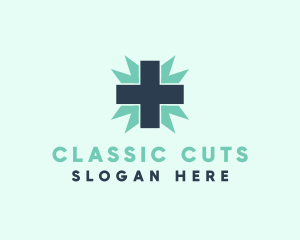 Natural Medical Doctor Cross logo design