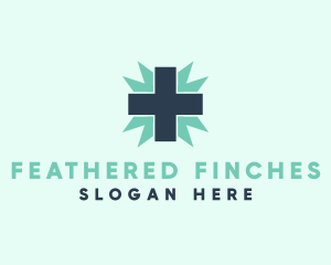 Natural Medical Doctor Cross logo design