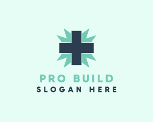 Natural Medical Doctor Cross logo design