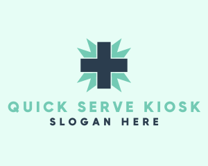 Natural Medical Doctor Cross logo design