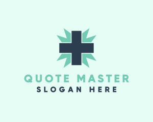 Natural Medical Doctor Cross logo design