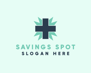 Natural Medical Doctor Cross logo design