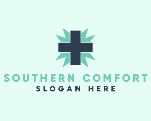 Natural Medical Doctor Cross logo design