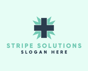 Natural Medical Doctor Cross logo design