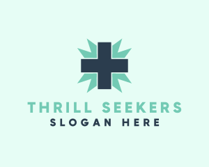 Natural Medical Doctor Cross logo design