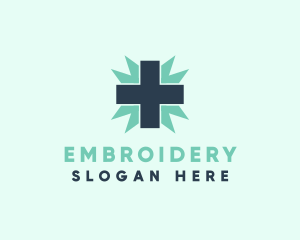 Natural Medical Doctor Cross logo design