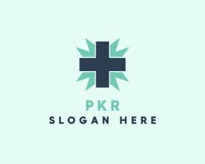 Natural Medical Doctor Cross logo design