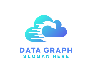 Data Cloud Software logo design