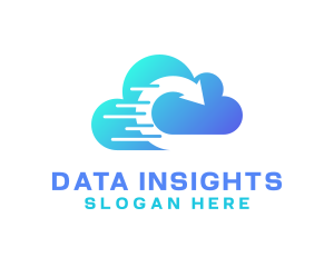 Data Cloud Software logo design