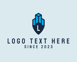 Office Space - Building Shield Property logo design