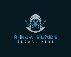 Stealth Ninja Samurai logo design