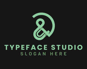 Font - Green Ampersand Font logo design