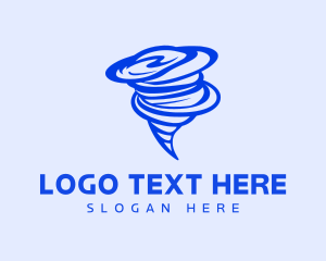 Twister - Storm Hurricane Twister logo design