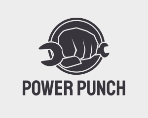Punch - Car Repair Service logo design