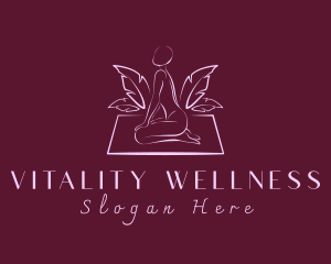 Yoga Leaf Wellness logo design