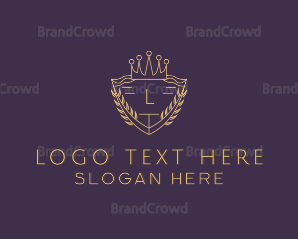 Royal Shield Wreath Logo