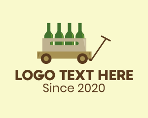 Wagon - Wine Wagon Bar logo design