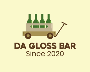 Wine Wagon Bar logo design