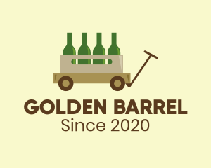 Whisky - Wine Wagon Bar logo design