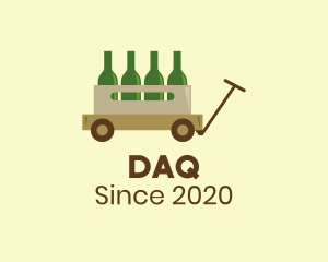 Pub - Wine Wagon Bar logo design