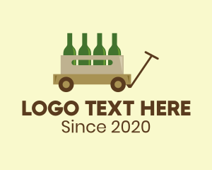 Whisky - Wine Wagon Bar logo design