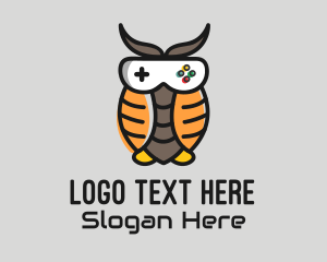 Video Game - Owl Video Game Mascot logo design