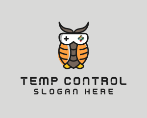 Digital Controller Owl logo design