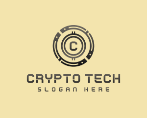 Digital Currency Crypto logo design