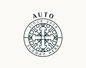 Pastoral - Parish Catholic Cross logo design