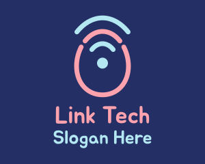 Connectivity - Egg Wifi Signal logo design