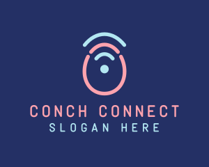 Egg Wifi Signal logo design