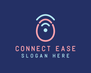 Egg Wifi Signal logo design