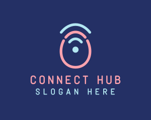 Egg Wifi Signal logo design