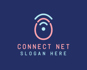 Egg Wifi Signal logo design