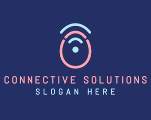 Egg Wifi Signal logo design