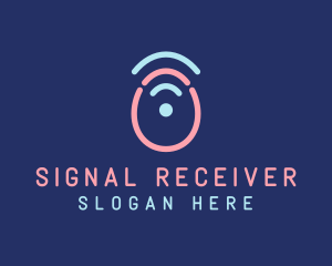 Egg Wifi Signal logo design