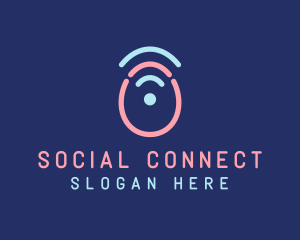 Egg Wifi Signal logo design