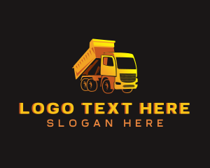 Mining - Transportation Dump Truck logo design