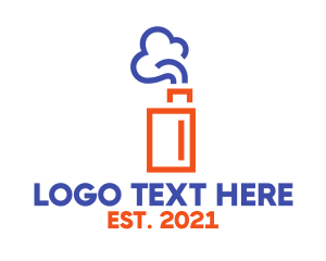 Smoke - Electronic Cigarette Smoke logo design