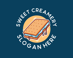 Ice Cream Sandwich logo design