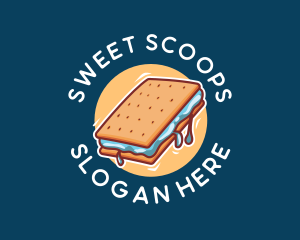 Gelato - Ice Cream Sandwich logo design