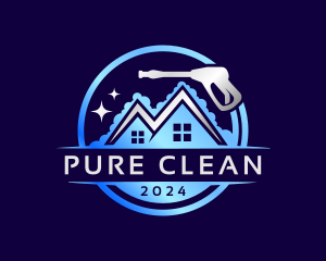 Pressure Wash Cleaning logo design