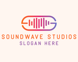 Recording - Sound Wave Recording logo design