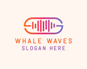 Sound Wave Recording logo design