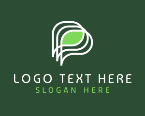 Professional - Generic Leaf App Letter P logo design