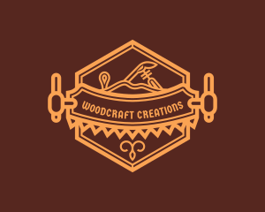 Timberwork - Wood Carving Artisan Saw logo design